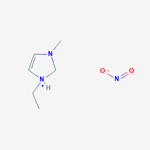 1-Ethyl-3-methyl-2,3-dihydro-1H-imidazol-1-ium nitrite