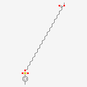 molecular formula C38H68O5S B12542729 Methyl 30-[(4-methylbenzene-1-sulfonyl)oxy]triacontanoate CAS No. 142921-03-7