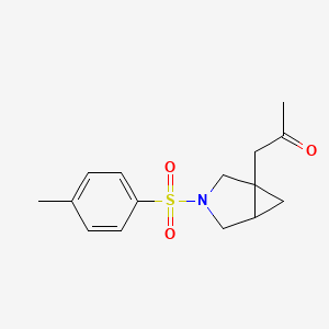 1-[3-(4-Methylbenzene-1-sulfonyl)-3-azabicyclo[3.1.0]hexan-1-yl]propan-2-one