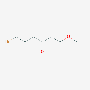 4-Heptanone, 1-bromo-6-methoxy-