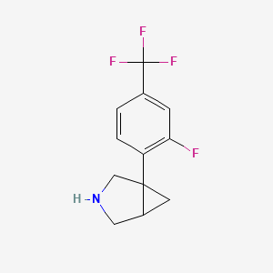 1-[2-Fluoro-4-(trifluoromethyl)phenyl]-3-azabicyclo[3.1.0]hexane