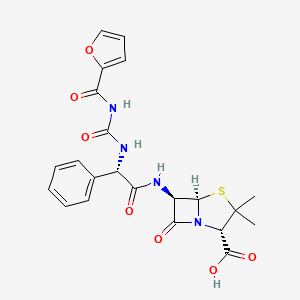 molecular formula C22H22N4O7S B1254309 Furbenicillin 