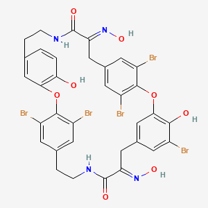 molecular formula C34H27Br5N4O8 B1254310 Bastadin 16 