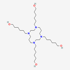 6,6',6'',6'''-(1,4,8,11-Tetraazacyclotetradecane-1,4,8,11-tetrayl)tetra(hexan-1-ol)