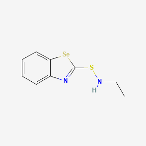 N-[(1,3-Benzoselenazol-2-yl)sulfanyl]ethanamine