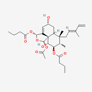 molecular formula C30H44O9 B1254313 Casearin D 