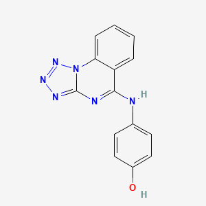 4-[(1,2-Dihydrotetrazolo[1,5-a]quinazolin-5-yl)imino]cyclohexa-2,5-dien-1-one