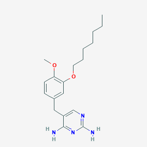 5-(3-Heptyloxy-4-methoxy-benzyl)-pyrimidine-2,4-diamine