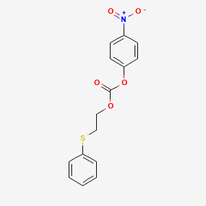 4-Nitrophenyl 2-(phenylsulfanyl)ethyl carbonate