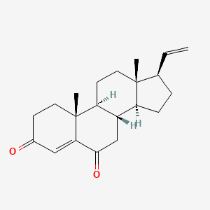 molecular formula C21H28O2 B1254324 Pregna-4,20-dien-3,6-dione 