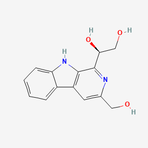 (1R)-1-[3-(hydroxymethyl)-9H-pyrido[3,4-b]indol-1-yl]ethane-1,2-diol