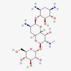 molecular formula C21H40N4O12 B1254326 Saccharocin 