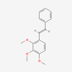 molecular formula C17H18O3 B1254327 2,3,4-Trimethoxystilbene 