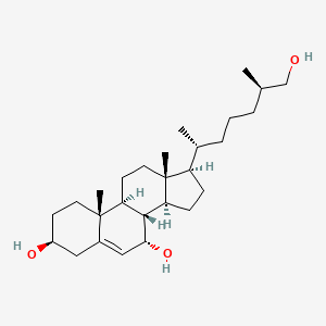 molecular formula C27H46O3 B1254329 (25R)-cholest-5-ene-3beta,7alpha,26-triol 