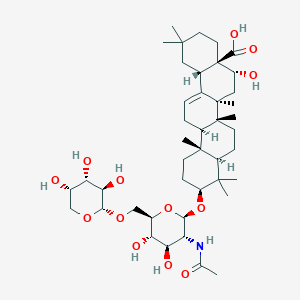3-O-[alpha-L-arabinopyranosyl(1->6)]-2-acetamido-2-deoxy-beta-D-glucopyranosyl echinocystic acid