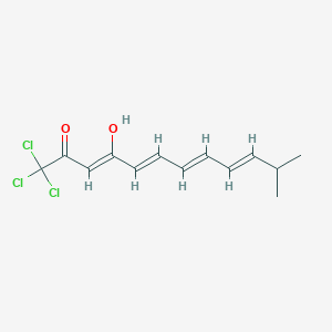 molecular formula C13H15Cl3O2 B1254350 Neocarzilin B 