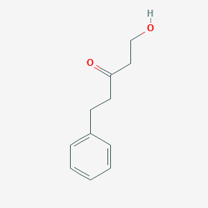 molecular formula C11H14O2 B1254354 1-Hydroxy-5-phenyl-3-pentanone 