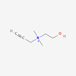 2-Hydroxyethyl-dimethyl-prop-2-ynylazanium