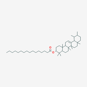 molecular formula C46H80O2 B1254372 (4,4,6a,6b,8a,11,12,14b-八甲基-2,3,4a,5,6,7,8,9,10,11,12,12a,14,14a-十四氢-1H-苊-3-基)十六烷酸酯 