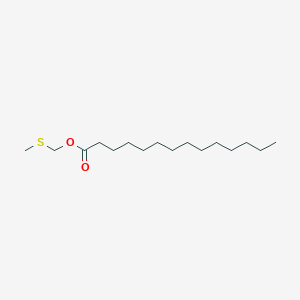 (Methylsulfanyl)methyl tetradecanoate