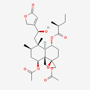 molecular formula C29H42O10 B1254384 Ajugamarin B1 