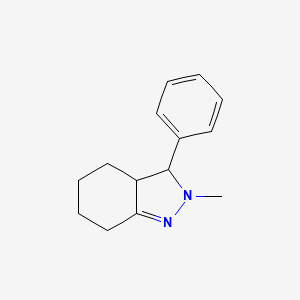 2-Methyl-3-phenyl-3,3a,4,5,6,7-hexahydro-2H-indazole