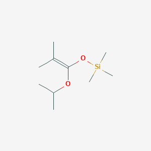 Trimethyl({2-methyl-1-[(propan-2-yl)oxy]prop-1-en-1-yl}oxy)silane