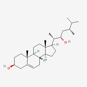 molecular formula C28H48O2 B1254391 22S-hydroxycampesterol 
