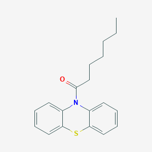 1-(10H-Phenothiazin-10-yl)heptan-1-one