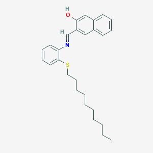 3-{[2-(Decylsulfanyl)anilino]methylidene}naphthalen-2(3H)-one