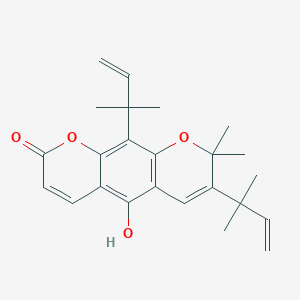 molecular formula C24H28O4 B1254406 Kinocoumarin CAS No. 119139-65-0