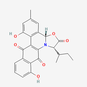 molecular formula C24H21NO6 B1254412 Jadomycin 
