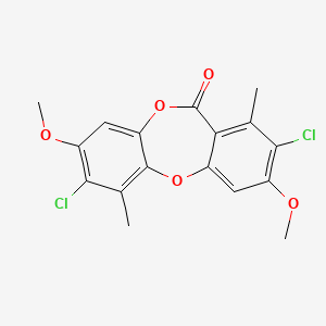 molecular formula C17H14Cl2O5 B1254429 Scensidin 