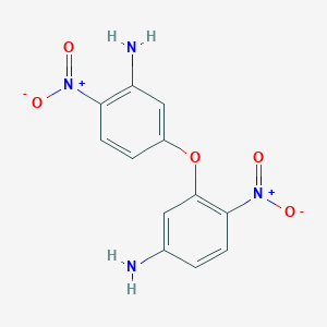 molecular formula C12H10N4O5 B12544405 5-(5-Amino-2-nitrophenoxy)-2-nitroaniline CAS No. 654059-78-6