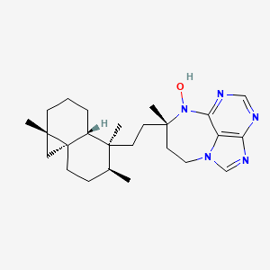 molecular formula C25H37N5O B1254446 asmarine I 