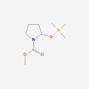 Methyl 2-[(trimethylsilyl)oxy]pyrrolidine-1-carboxylate