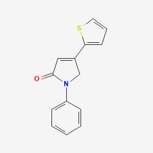 1-Phenyl-4-(thiophen-2-yl)-1,5-dihydro-2H-pyrrol-2-one