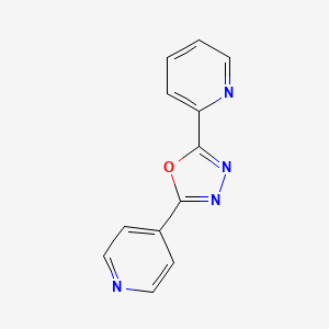 2-[5-(Pyridin-4-yl)-1,3,4-oxadiazol-2-yl]pyridine