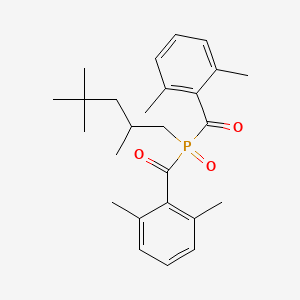 [(2,4,4-Trimethylpentyl)phosphoryl]bis[(2,6-dimethylphenyl)methanone]