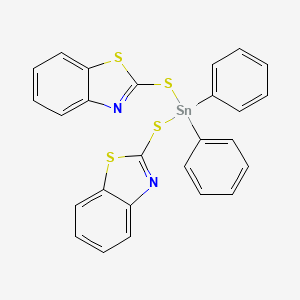 Bis(1,3-benzothiazol-2-ylsulfanyl)-diphenylstannane