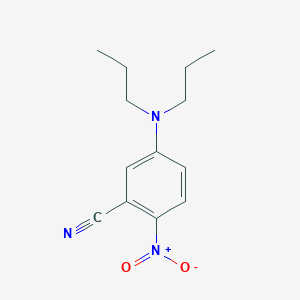 Benzonitrile, 5-(dipropylamino)-2-nitro-