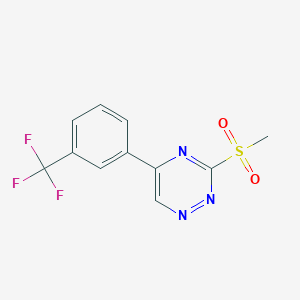 1,2,4-Triazine, 3-(methylsulfonyl)-5-[3-(trifluoromethyl)phenyl]-