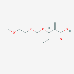 3-[(2-Methoxyethoxy)methoxy]-2-methylidenehexanoic acid