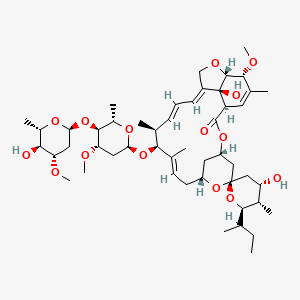 molecular formula C49H76O15 B1254468 Avermectin A2a 