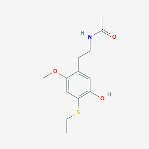 N-{2-[4-(Ethylsulfanyl)-5-hydroxy-2-methoxyphenyl]ethyl}acetamide