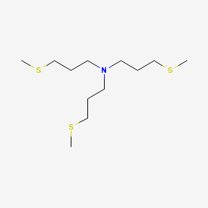 3-methylsulfanyl-N,N-bis(3-methylsulfanylpropyl)propan-1-amine