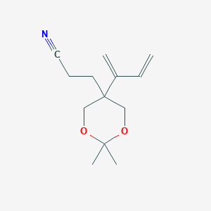 3-[5-(Buta-1,3-dien-2-yl)-2,2-dimethyl-1,3-dioxan-5-yl]propanenitrile