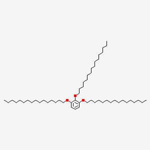 molecular formula C54H102O3 B12544753 1,2,3-Tris(hexadecyloxy)benzene CAS No. 151237-09-1