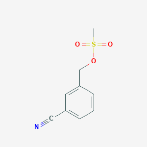 molecular formula C9H9NO3S B12544754 3-Cyanobenzyl methanesulfonate CAS No. 655250-91-2