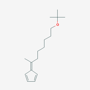 5-(8-tert-Butoxyoctan-2-ylidene)cyclopenta-1,3-diene